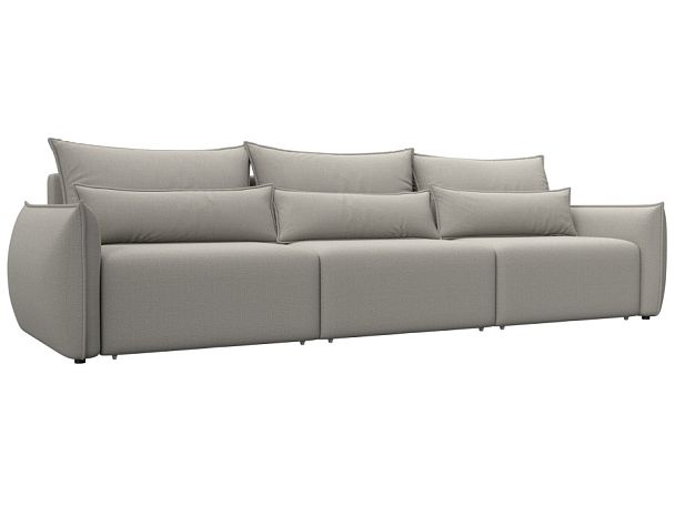 Диван прямой Лига-051 НПБ Лонг Рогожка бежевый - Вид 1