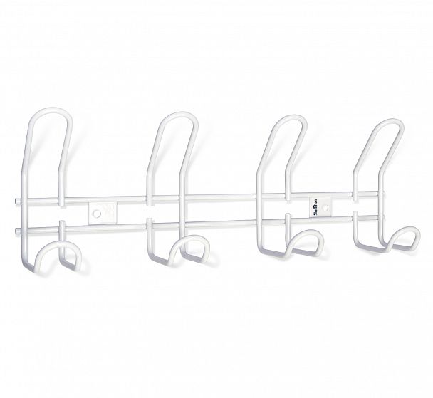 Вешалка Sheffilton SHT-WH14-4 настенная белый - Вид 1