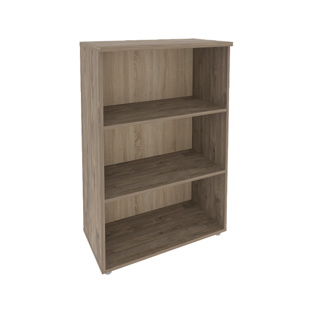 Onix Стеллаж средний широкий O.ST-2 Тиквуд темный 800*420*1207 - Вид 1