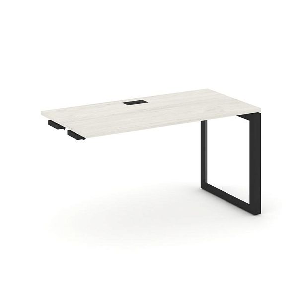 Style Project Next Стол-приставка к опор. элем. SN-59O.OPRS-001 Дуб Наварра/Металл Черный/Черный Заглушка 980*600*750 - Вид 1
