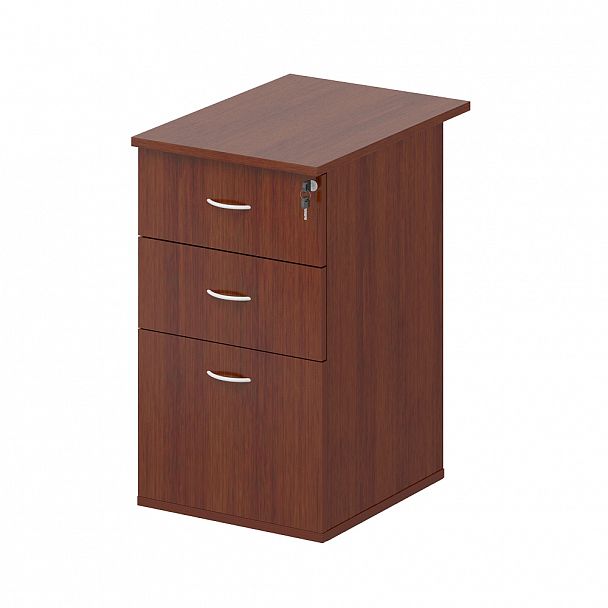 Тумба приставная "Логистика" ПК-ЛОГ-ТМП43Х60З/25-В1-34 миланский орех темный - Вид 1