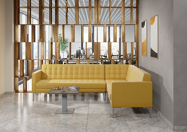 Forest Диван без подлокотников одноместный FR-D-01 Enzo 994/Металл Серый 600*800*840 - Вид 3