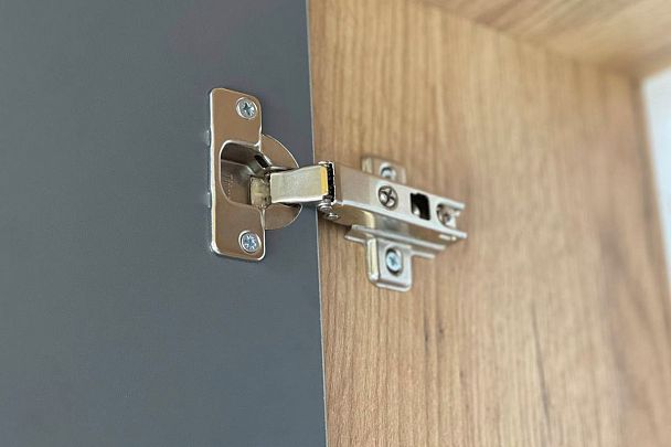 Бери Антресоль двухдверная MPR-025.2564 дуб крафт золотой/графит - Вид 6