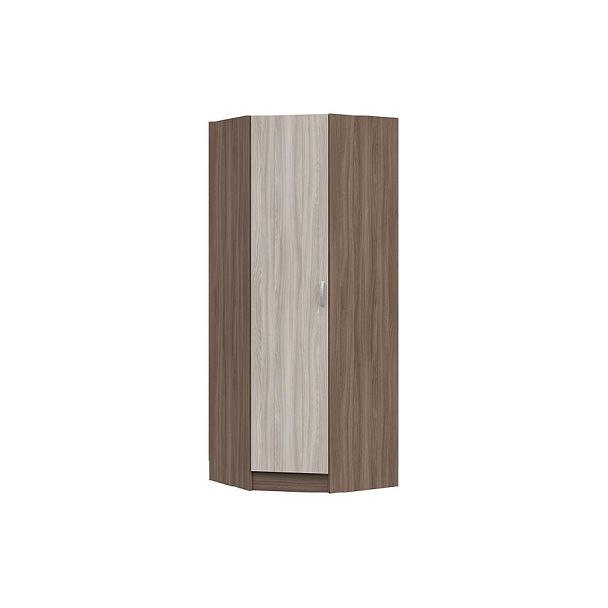 ШК 303 Макарена ЛДСП шкаф угловой 720х1908х720 шимо темный/шимо светлый - Вид 1