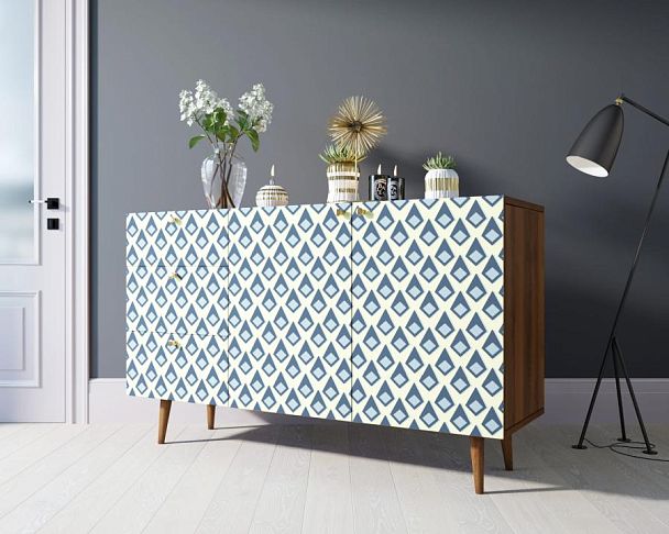 Комод Berber с двумя дверками и ящиками принт 13 арт BB17/Print_13 - Вид 3