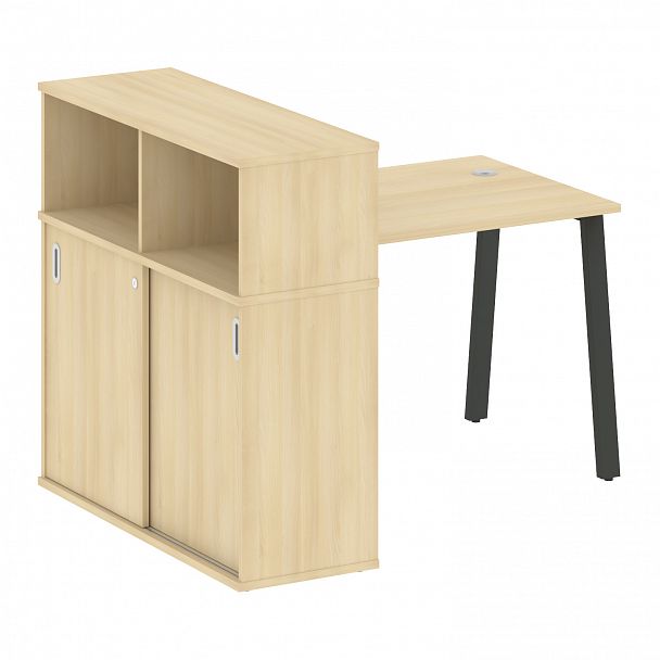 Рабочая станция "Metal System" БА.РС-СШК-3.1 акация/антрацит - Вид 1