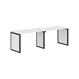 Стол 2-х местный XQPWST 2470 Белый/Антрацит 2400х700х750 XTEN-QP - Фото предпросмотра