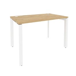 Onix Стол рабочий на П-образном м/к O.MP-SP-2.7 Тиквуд светлый/Белый металл 1180*720*750 - Фото предпросмотра