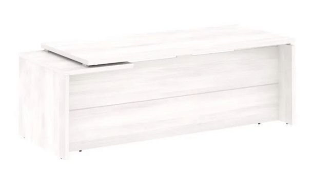 YALTA LT.В-22 (R) Стол руководителя прямой, правый 2 Yalta кабинет руководителя  Снежная Патина - Вид 1
