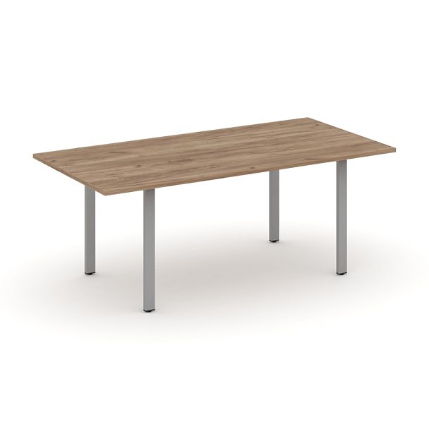 Style Project Direct Direct Стол переговорный SN-6P.SPRG-198.3 Дуб Табак/Металл Серый 1980*980*750 - Вид 1