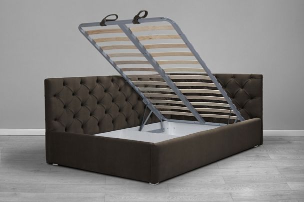 Кровать «Оливия» коричневая - Вид 3