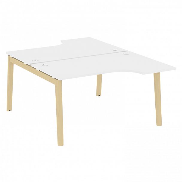 Рабочая станция "Onix wood" OW.D.SA-2 белый/дуб светлый - Вид 1