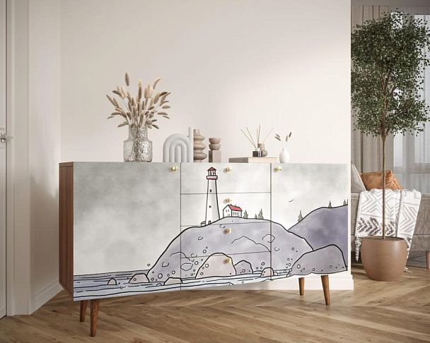 Комод Berber с ящиками арт BB14/Print_51 - Вид 3