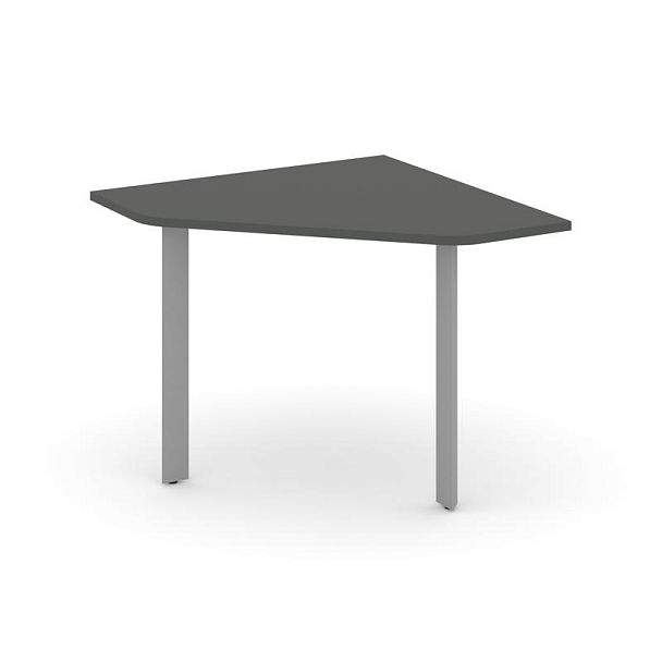 Style Project Next Угловой элемент переговорного стола SN-59.UPRG-001 Антрацит/Металл Серый 980*980*750 - Вид 1
