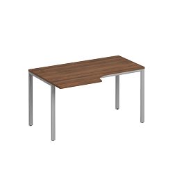 Стол эргономичный левый на металлокаркасе МП2 Формула МП2 К 195 французский орех / серый - Фото предпросмотра