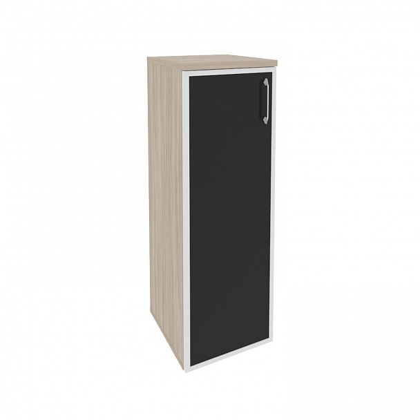 Шкаф "Onix" O.SU-2.4R white/black дуб аттик - Вид 1