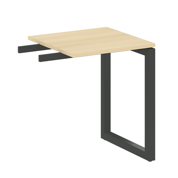 Metal System Quattro Приставной элемент на О-образном м/к 50БО.ПР-1 Акация/Антрацит металл 600*600*750 - Вид 1