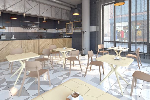 Пластиковое основание для стола Sheffilton SHT-TU30 белый - Вид 9