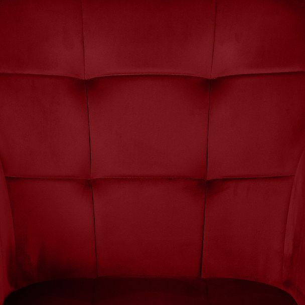 Кресло поворотное Мони, Confetti bordo/белый - Вид 10