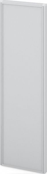 Модуль сплошной "Мобильные офисные перегородки «Логика»" ПК-ЛГ-МДС200х60Д-В1-19 серый - Вид 1