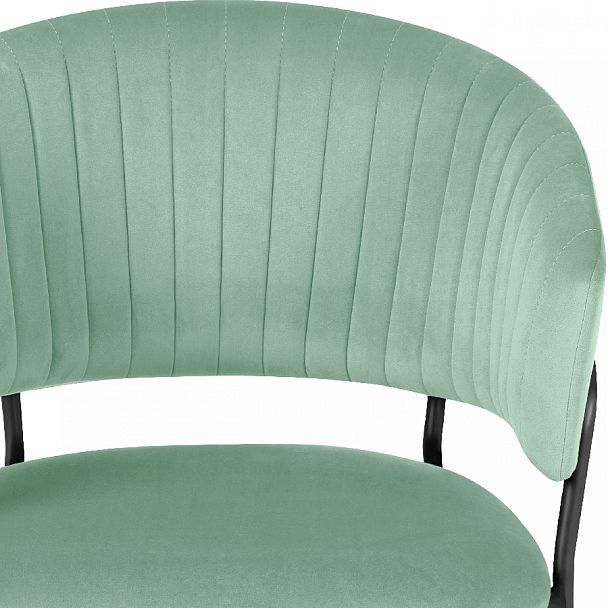 Комплект кухонных стульев Даксон мятный велюр/черный, 3 шт. - Вид 7