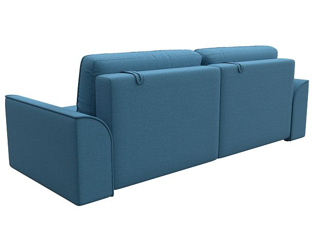 Диван прямой Лига-048 НПБ Рогожка голубой - Вид 5