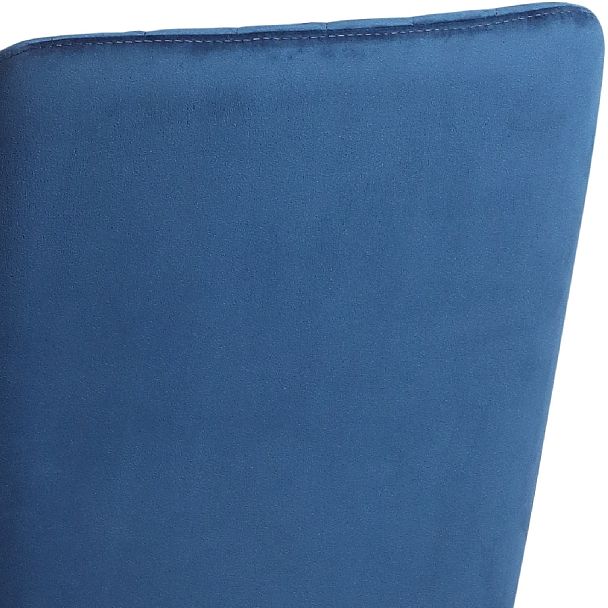 Полубарное поворотное кресло Барли К, Confetti blue/белый - Вид 11