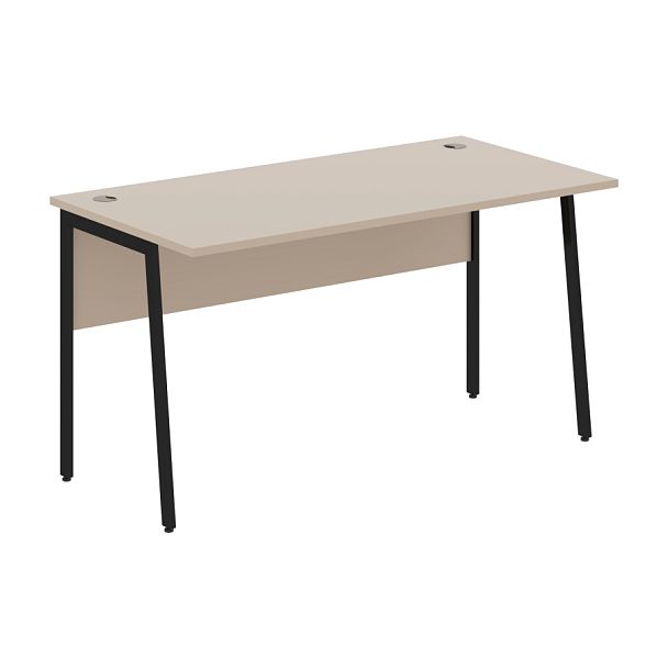 Стол прямой СП-3P Мокачино/Черный 1400х720х755 IMAGO PLUS - Вид 1