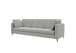 Brasco Диван трехместный BRS-3 Timeless 04/Металл Черный 2450*800*840 - Фото предпросмотра