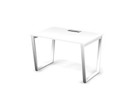 MATRIX 121S103-V Стол прямой, проводник Merida (V-обр. опоры) 1180х780х775 Белый - Фото предпросмотра