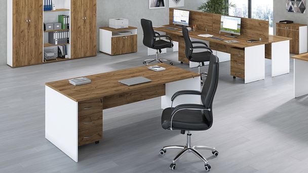 Стол линза Tess 140x80x75 дуб шамони светлый - Вид 20