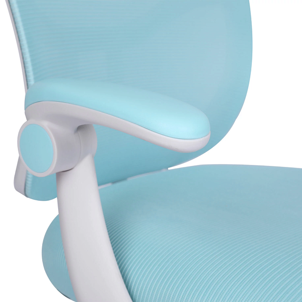 Кресло детское с подставкой для ног BRABIX "Toy MG-205", сетка/ткань TW, голубое, 533152 - Вид 18