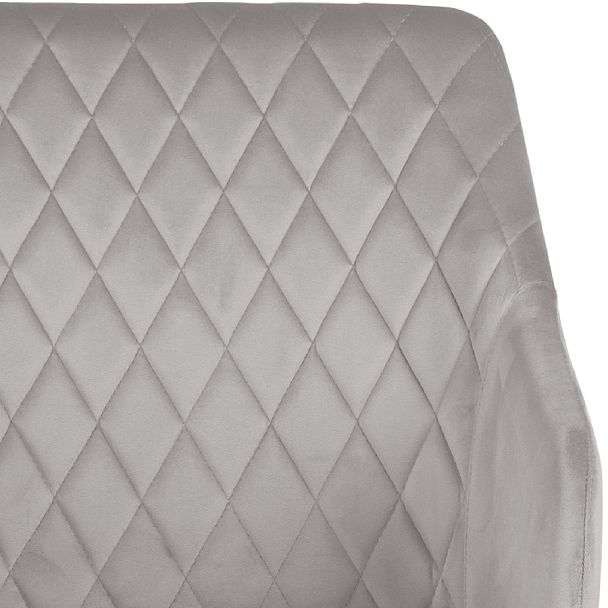 Комплект полубарных поворотных кресел Барли К, Confetti silver/черный, 3 шт. - Вид 8