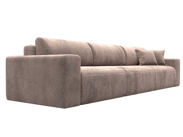 Диван прямой Лига-036 НПБ Классик Лонг Велюр бежевый - Вид 3