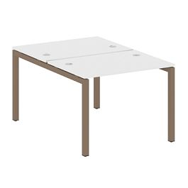 Metal System Quattro Р. ст. на П-образном м/к 50БП.РАС-СП-2.1 Белый/Мокко металл 1000*1475*750 - Фото предпросмотра