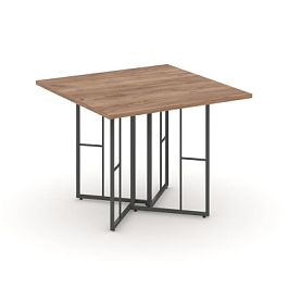 Rift Direct Стол переговорный RF.SPRG-001 Дуб Табак/Металл Антрацит 980*980*750 - Фото предпросмотра