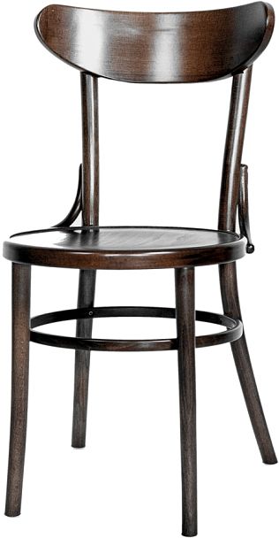 Стул деревянный венский Милем темный орех - Вид 1