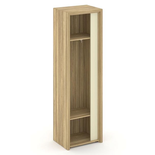 Корнер Гардероб узкий COR.GB-1 (L) Гикори Песочный/Ваниль 600*450*2000 - Вид 2