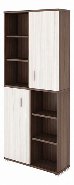 Стеллаж комбинированный Домино ПУ-30-2 Карамель/Шамони - Вид 1