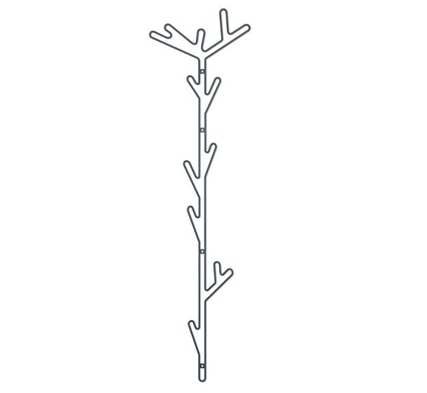 Вешалка Sheffilton SHT-WH37 антрацит - Вид 1