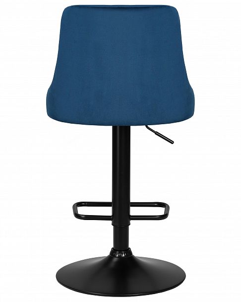 Стул барный DOBRIN JOSEPH BLACK (синий велюр (MJ9-117)) - Вид 5