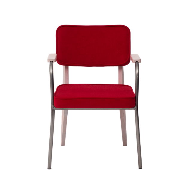 Стул Mix, велюр Teddy 644, ножки бук морилка белая - Вид 6