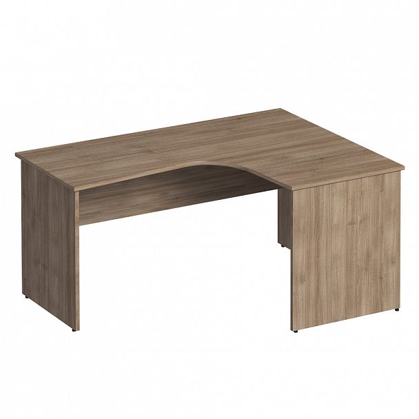 Стол эргономичный правый "Комфорт" К 125 дуб шамони темный - Вид 1