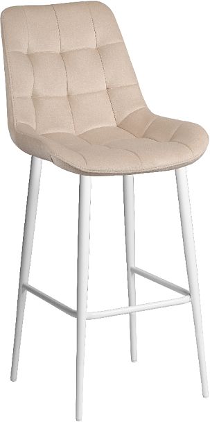 Барный поворотный стул Эйден, Confetti cream/белый - Вид 4