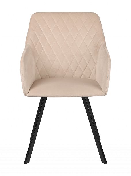 Кресло поворотное Барли, Confetti cream/черный - Вид 3