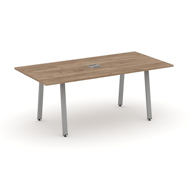 Style Project Direct Direct Стол переговорный SN-6A.SPRG-198 Дуб Табак/Металл Серый 1980*980*750 - Вид 1