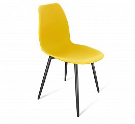 Стул Sheffilton SHT-ST29/S95-1 желтый/черный муар - Фото предпросмотра