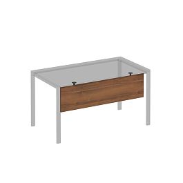 Экран стола защитный (ДСП) с кронштейнами для столов на МП2 140 Формула МП2 К. 813 орех французский / антрацит - Фото предпросмотра