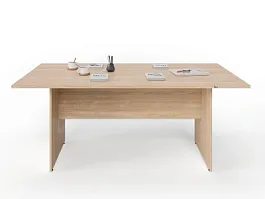 UNITY PОКС-09/18 ДУБ СОНОМА Конференц стол прямоугольный Универсальный 1800х900х750 - Фото предпросмотра