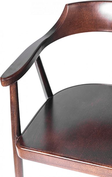 Комплект деревянных стульев с подлокотниками Боэн темный орех, 4 шт. - Вид 9